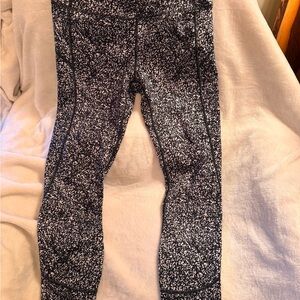 Lululemon Athletica Black and White Leggings